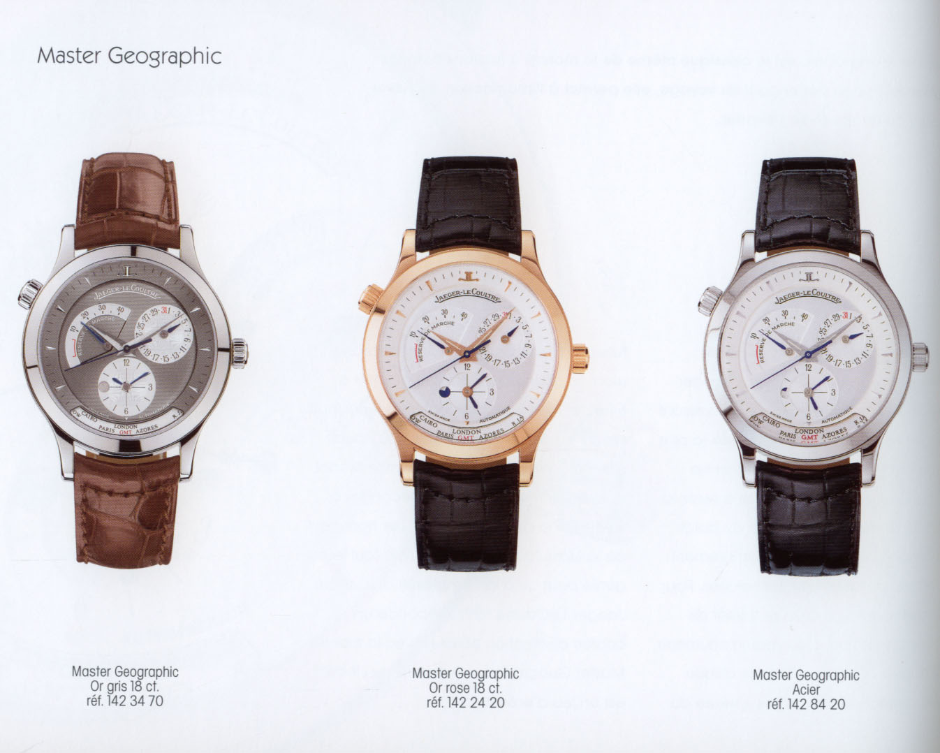 jaeger le coultre montres