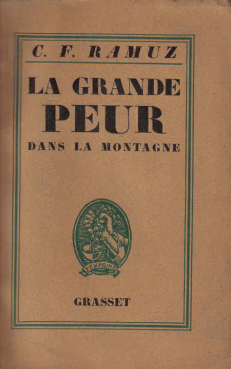 ramuz la grande peur dans la montagne